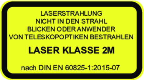Warnlabel 2M
