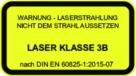 Warnlabel 3B