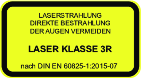 Warnlabel 3R